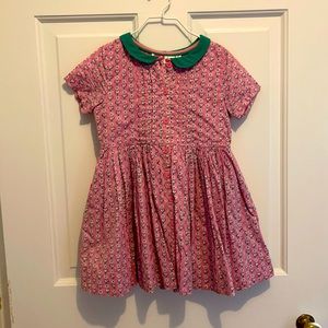 Mini Boden (3-4y), pink flouncy bird dress.